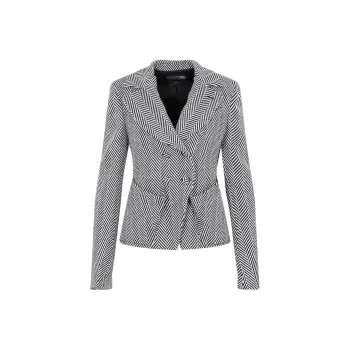 TOM FORD Double-Breasted Chevron Blazer
