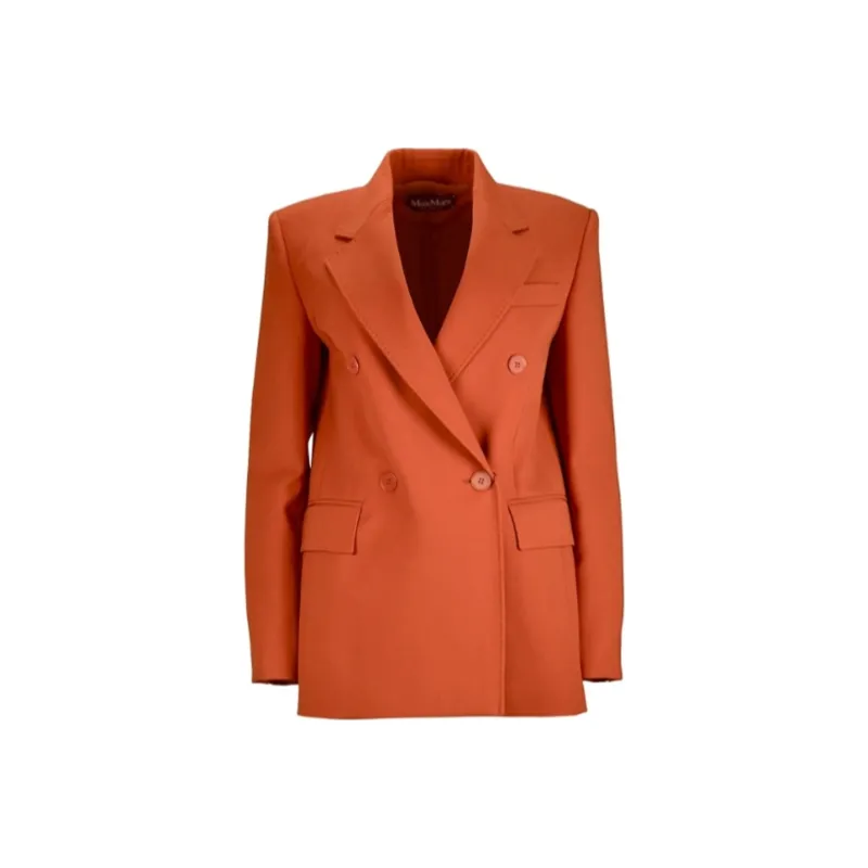 MaxMara Studio Business Suits Coats Women's Orange-0
