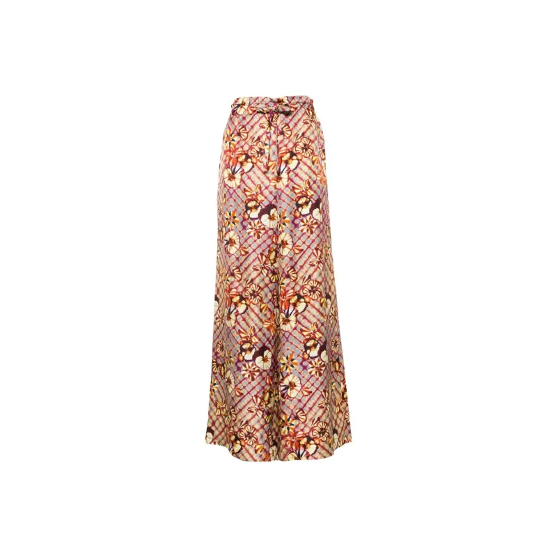 Ulla Johnson Sawyer High waist Wide leg Trousers-0