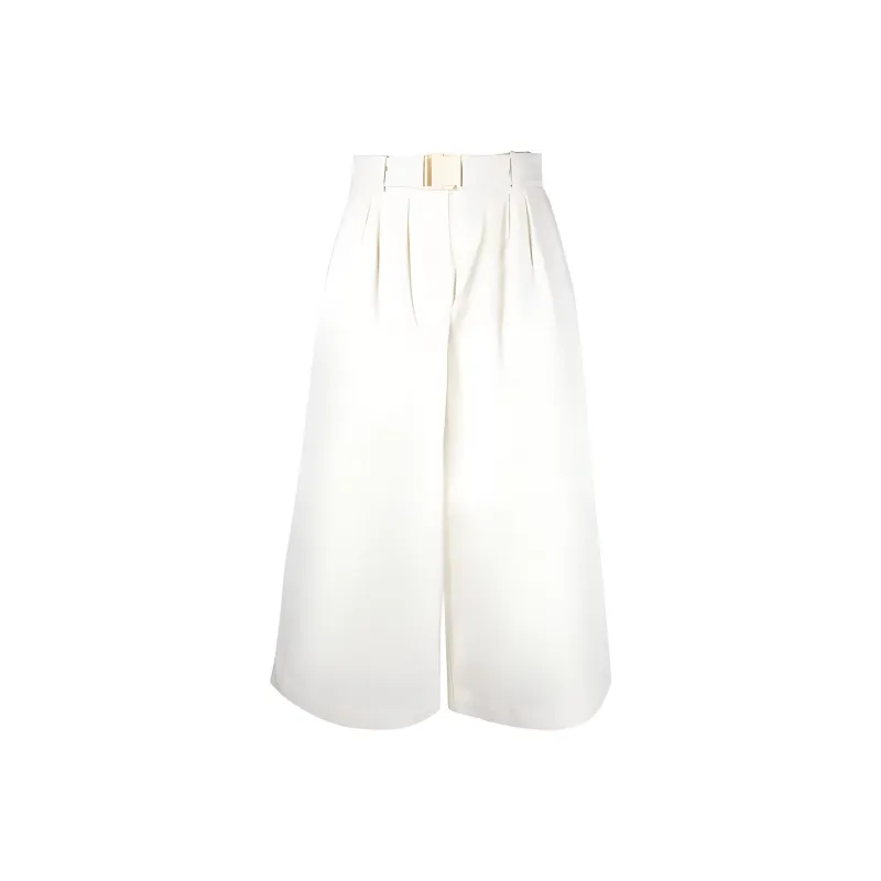 Moncler Belted Cropped Trousers-0