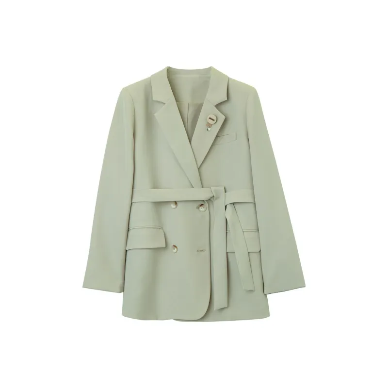 NAWAIN Business Suit Women's Light Green-0