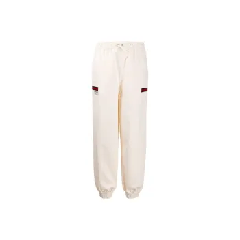 GUCCI Knitted Sweatpants Women's Ivory White