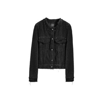 Rizhuo Denim Jacket Women's Afterglow Black