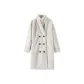 White Double-Breasted Coat