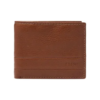 FOSSIL Leather Wallet Men's Brown