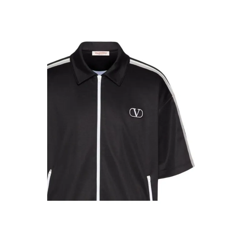 Valentino SS23 Polo Shirt Men's Black-4
