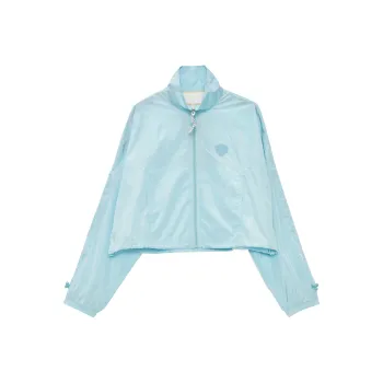 Ed Hardy Cropped Coats Women's Light Blue