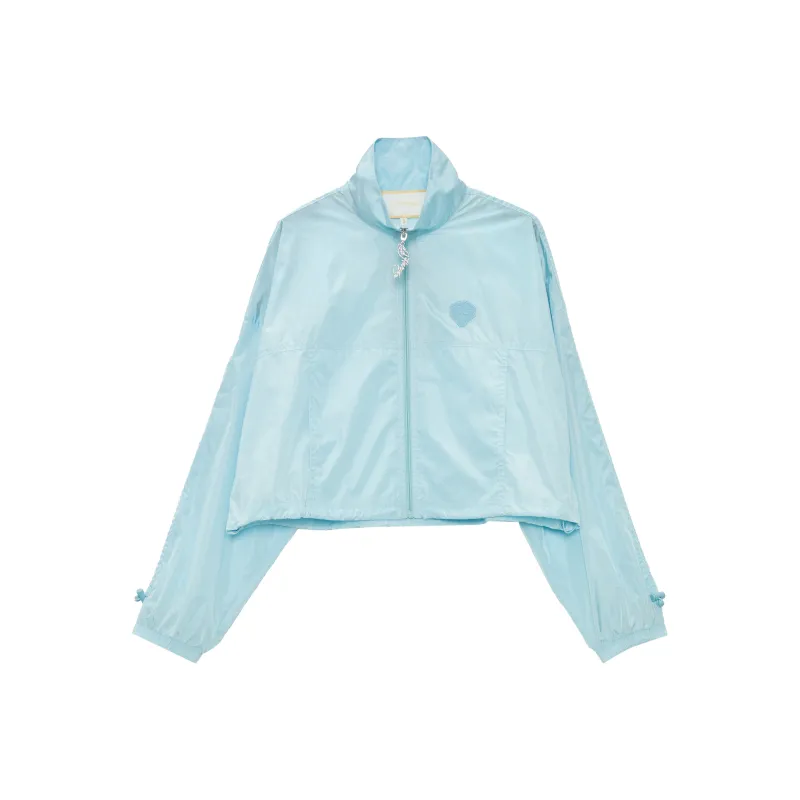 Ed Hardy Cropped Coats Women's Light Blue-0