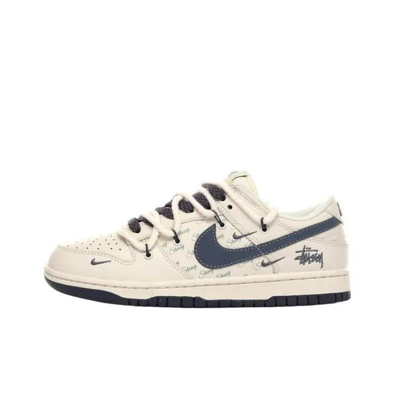 Nike Dunk SB Wear resistant And Lightweight Low Top Skateboard Shoes Men's Beige-0