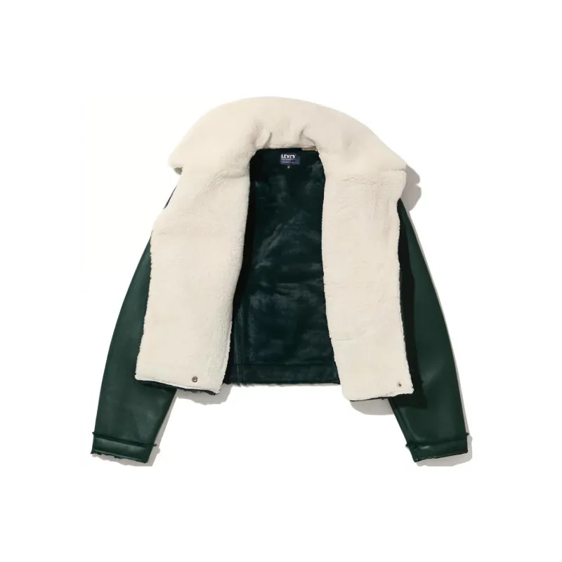 Levis Velvet Jackets Women's Green-0
