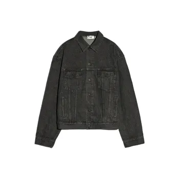 IEW.H Denim Jackets Unisex Black