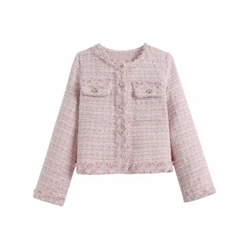 ONNFB Cropped Coats Women's Pink