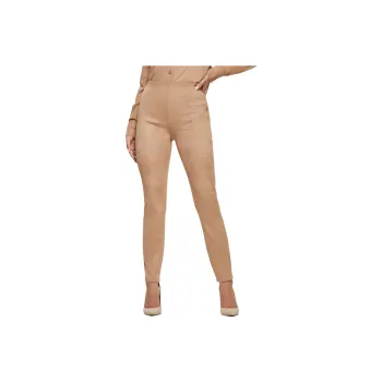 GUESS Maya Synthetic Suede Leggings Casual Pants Women's Umber