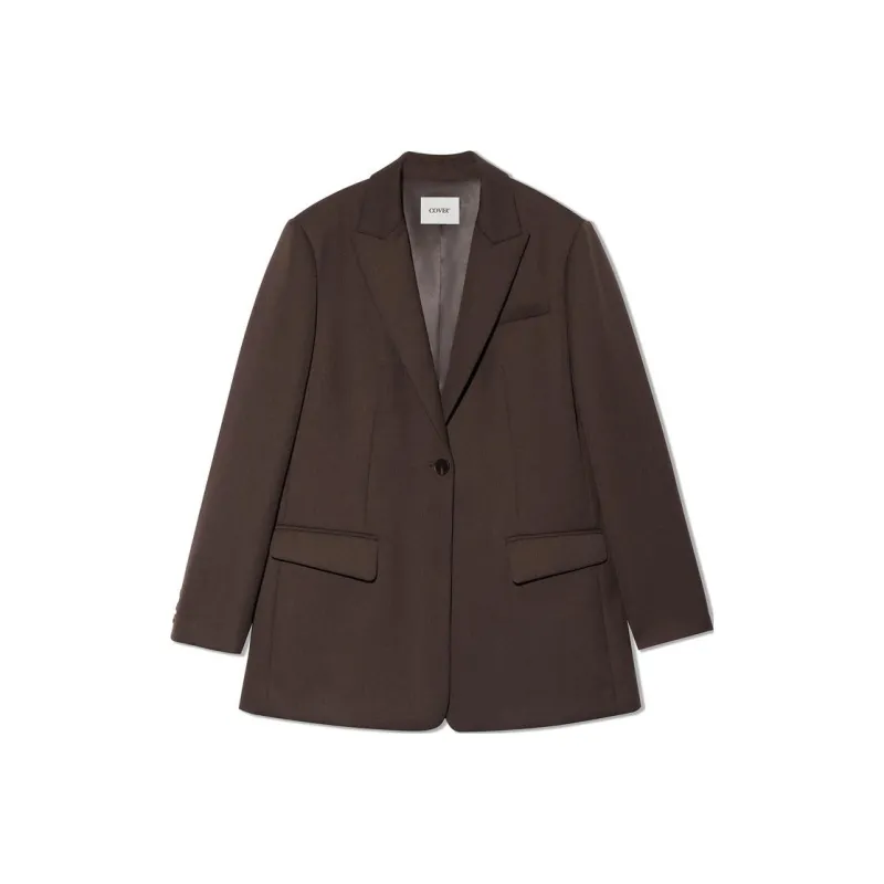 COVERINS Business Suit Women's Coffee-0