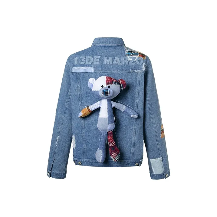 13 DEMARZO Denim Jackets Unisex-4