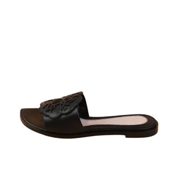 Alexander McQueen Slide Slippers Women's Black