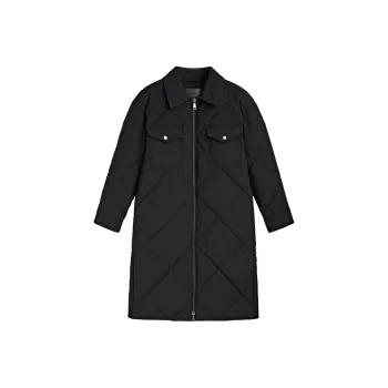 Massimo Dutti Puffer Jacket Women's Black