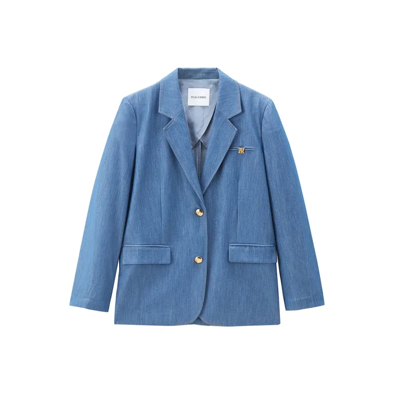 PEACEBIRD Business Suit Women's Blue-0