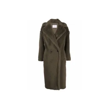 MaxMara Coats Women's Khaki Green