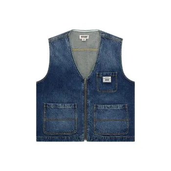 GUESS Vests Women's Denim Blue