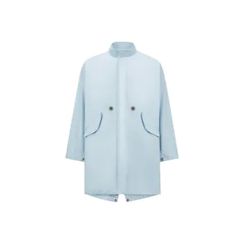 Moncler Coat Women's Light Blue