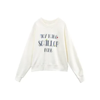 A Paradise For Awakening Sweatshirt Women's Beige