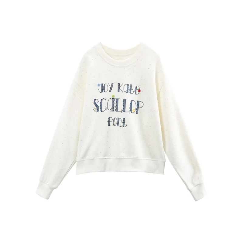 A Paradise For Awakening Sweatshirt Women's Beige-0