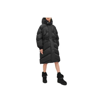 HERMES FW23 Puffer Jacket Coat Women's Black
