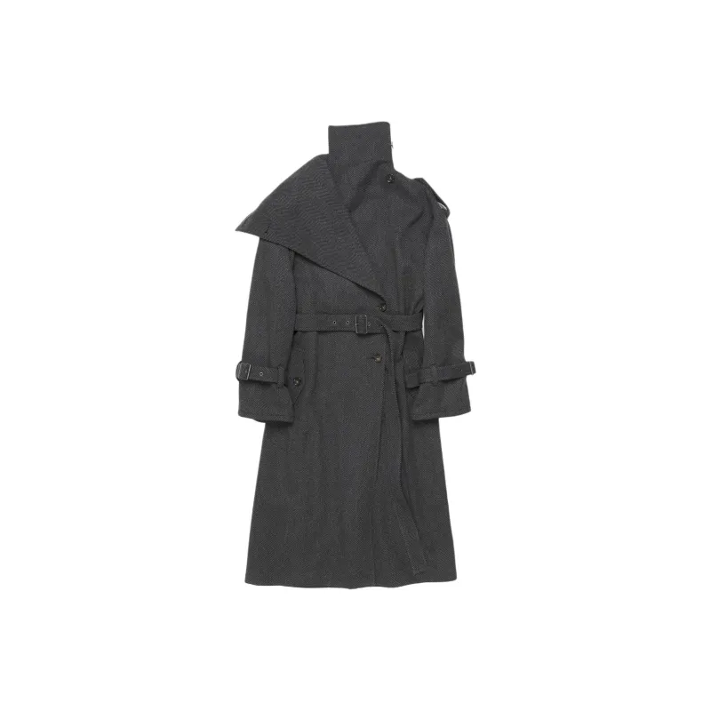 Acne Studios Double Breasted Belted Coat-0