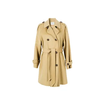 MISSSHINE Coats Women's Light Beige Camel