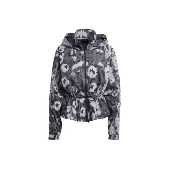 Adidas Windproof Windbreaker Jacket Women's Black