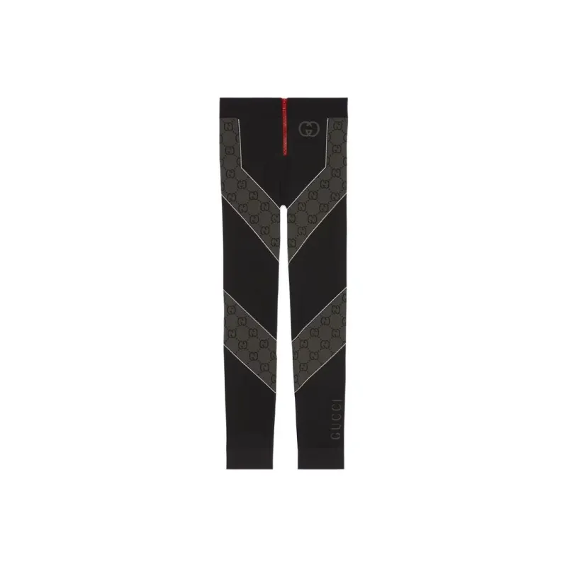 GUCCI Logo jacquard Leggings-0