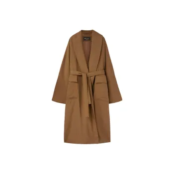 Loro Piana Dwight Long Sleeved Belted Coat