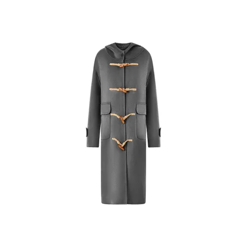 Katie Ermilio Coats Women's Gray