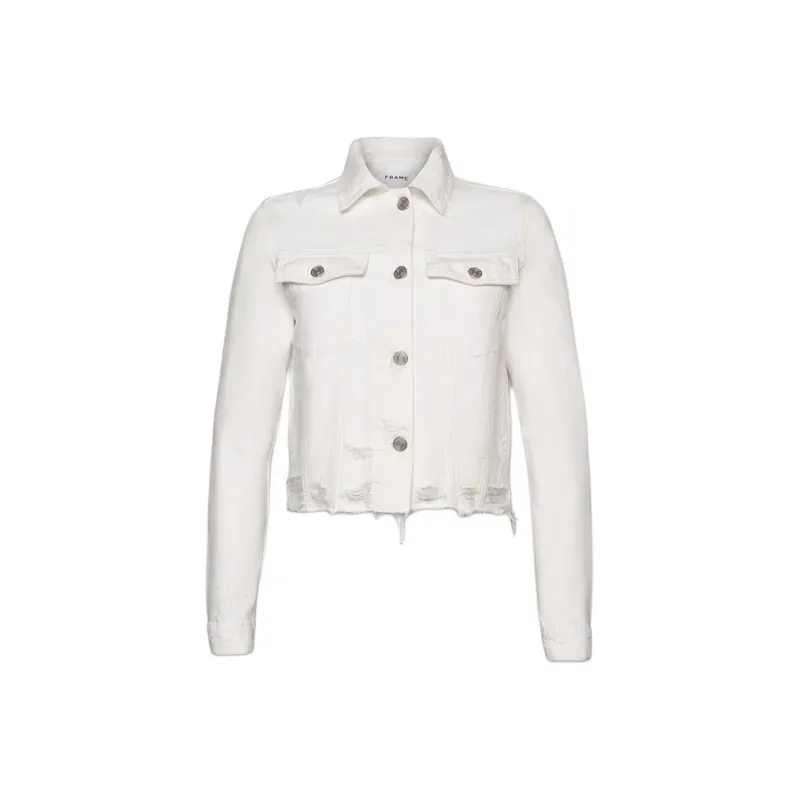 FRAME SS24 Denim Jacket Women's White-0