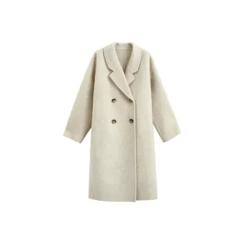 DEAR DEER PUFF Coats Women's Milk White