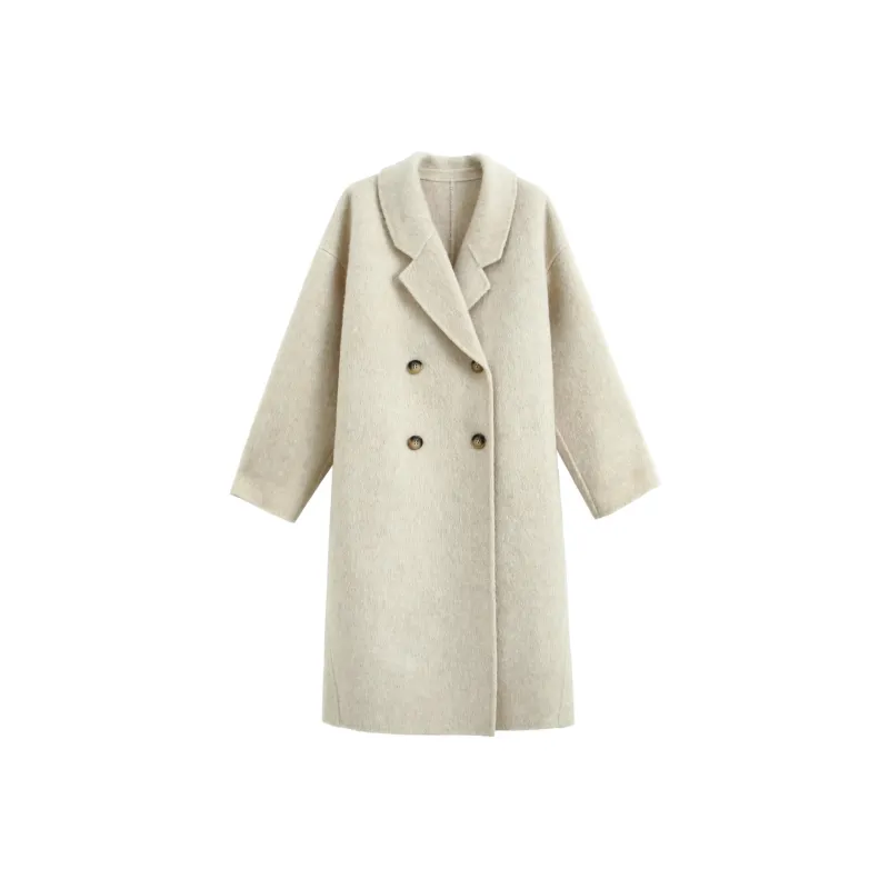DEAR DEER PUFF Coats Women's Milk White-0