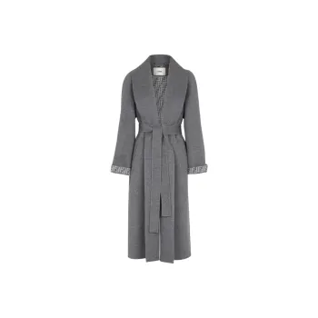 FENDI Belted Waist Wrapped Coat