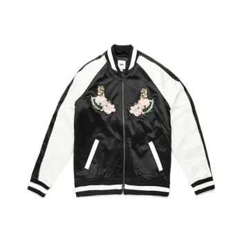 Vans Tiger Floral Embroidery Baseball Baseball Jacket Women's