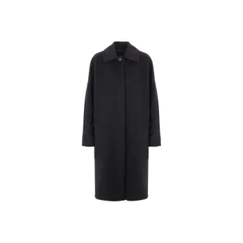 MaxMara Atelier Baruffa Button Detailed Oversized Coat
