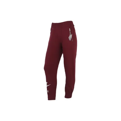 Nike Knitted Sweatpants Women's Red