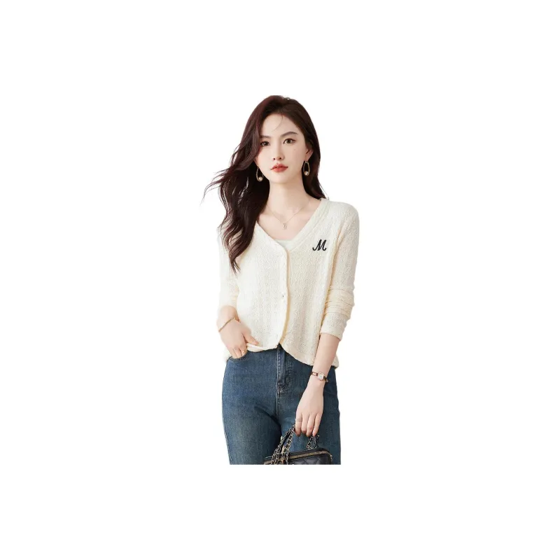 X MOOM Knitwear Women's White-0