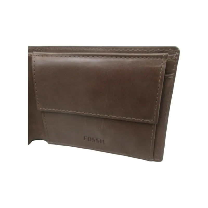 FOSSIL Leather Wallet Men's Brown-6