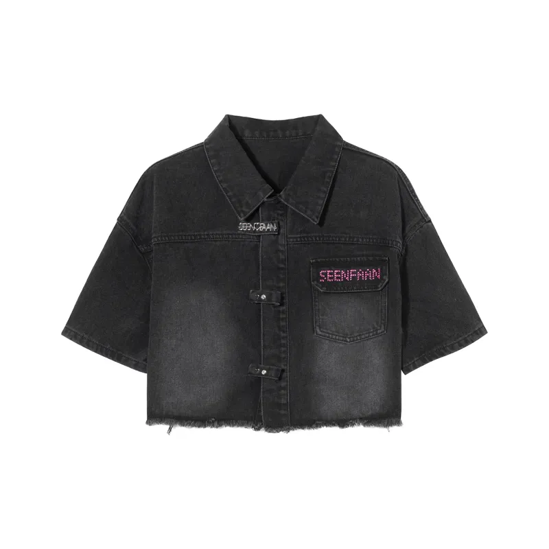 SEENFAAN Denim Jackets Women's-0