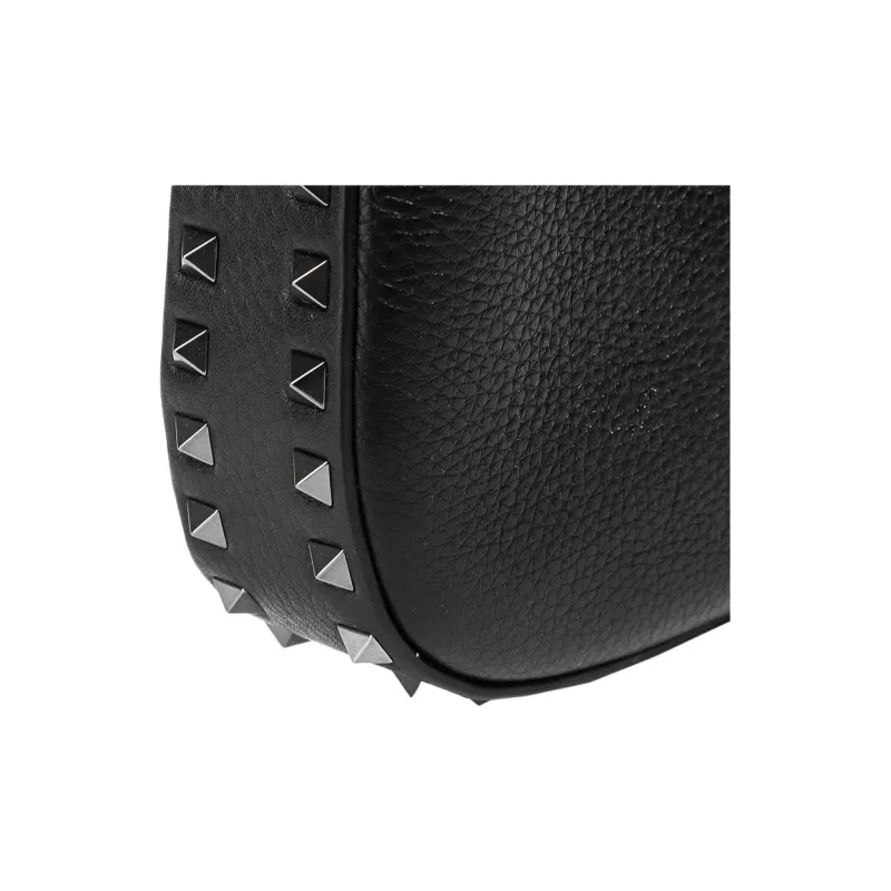 Valentino Shoulder Strap Shoulder Bag, Crossbody Bag, Handbag Women's Black-11