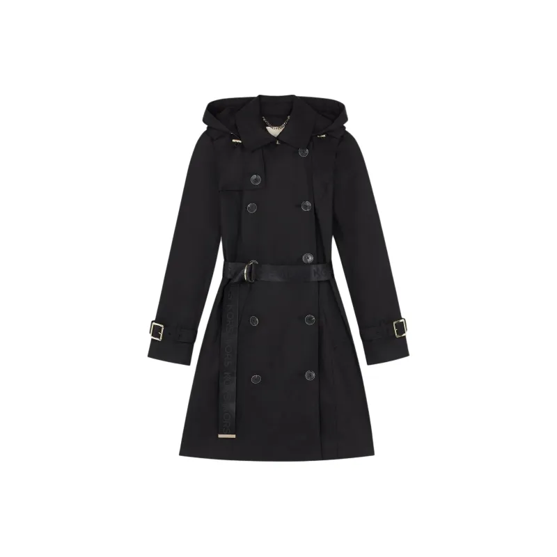 MICHAEL KORS MMK SS24 Trench Coat Women's Black-0