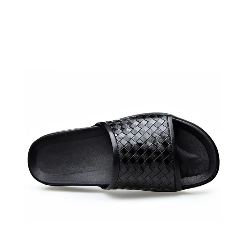 Romon Slide Slippers Men's Black-2