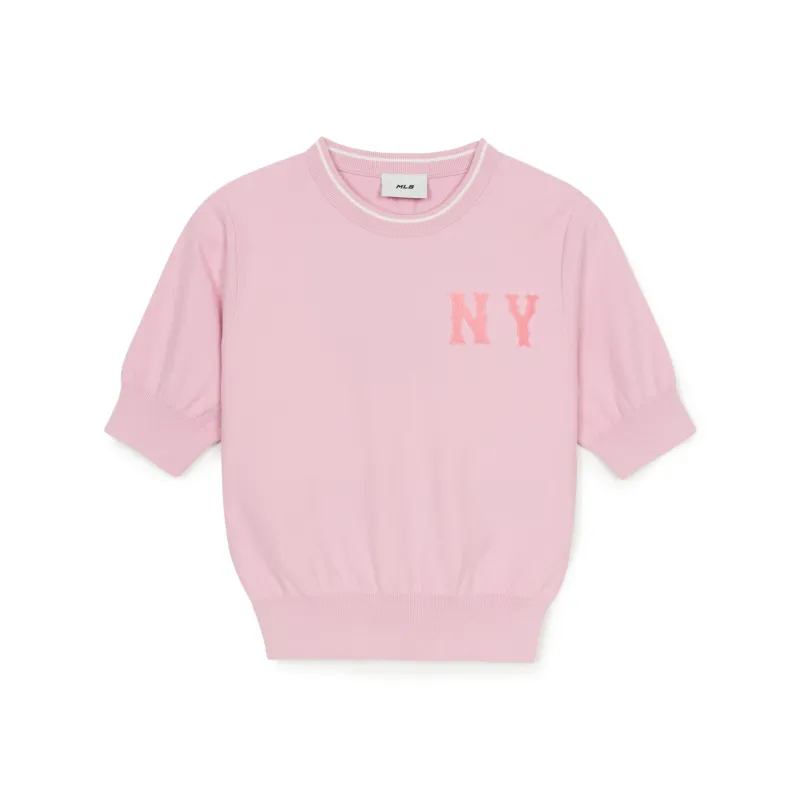 MLB New York Yankees Sweatshirt Women's Pink-0