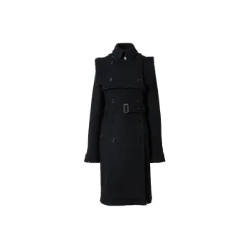 Burberry Trench Coats Women's Black