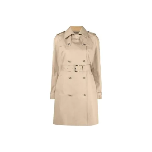 MICHAEL KORS Trench Coats Women's Beige Yellow